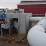 FRP-Centrifugal-Fan-With-Stainless-Steel-Aeroacoustic-Sound-Enclosure-at-Centralia-WWTP